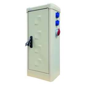 Armoire CAIMAN équipée 4 PC Mono 16 A + 1 PC Tri+N - RAL 1015|Seifel-SEI52958