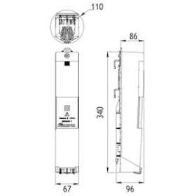 Boit. Cand. STREETBOX L BS13 2RD +1CC 10x38 Uni+N + 1Paraf.+1DD16C30+TFK-3x4x16²|Seifel-SEI81418