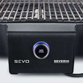 Barbecue 3000 W, chariot, réglable de 80DEGC à 500DEGC, couvercle|Severin france-EVEPG8107