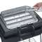 Barbecue 3000 W sur pieds, cuve avec réflecteur de chaleur, thermostat réglable
