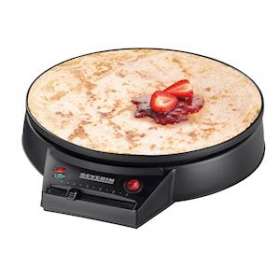 Crêpière 1000 W, plaque de cuisson anti-adhésive D 30 cm, thermostat réglable|Severin france-EVECM2198