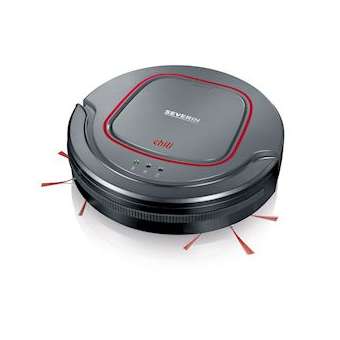 Robot aspi, autonomie 90 min/100 m², capacité 350 ml, 65 dB (A), 3 programmes|Severin france-EVERB7025