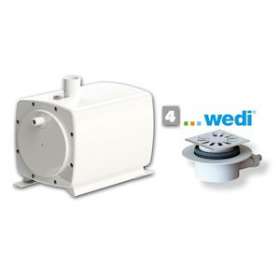 Sanifloor+ 4, pompe et bonde pour receveurs à carreler Wedi|Sfa-FASHIFLOOR4