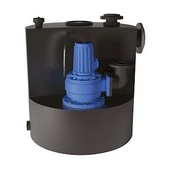 Sanicubic 1 SC7.5 T, 1 entrée DN 150 eaux usées et eaux-vannes|Sfa-FASCUBIC1SC7-5T