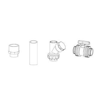 Kit évacuation standard 2' pour montage sans pied d'assise pour Sanipump SLD 700|Sfa-FASKITEVAC-001