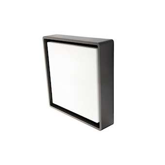 FRAME SQUARE MAXI hublot graphite LED 21W 3000K avec détecteur classe II IP66|Sg lighting-NOL605363