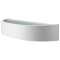 CURVE applique murale décorative blanc LED 10W 3000K classe I IP65|Sg lighting-NOL611341