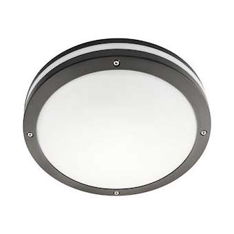 EVJE hublot ou applique graphite LED 12W 3000K avec détecteur classe I IP65|Sg lighting-NOL643821