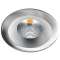 Uniled ISOSAFE AIRTIGHT downlight acier brossé LED 7W 3000K classe II IP65