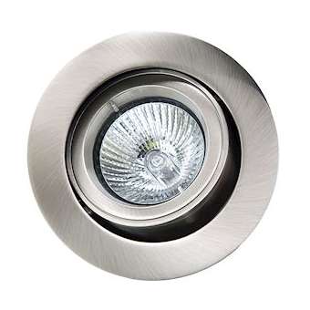 JUPITER downlight acier brossé GU10 classe II IP23|Sg lighting-NOL997910