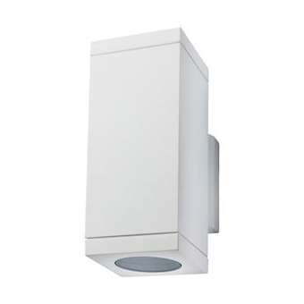 ECHO applique murale cubique blanc 2xGU10 classe II IP54|Sg lighting-NOL611682