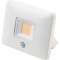FLOM MIDI projecteur mural ou sol blanc LED 23W 3000K détecteur classe I IP65