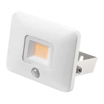 FLOM MINI projecteur mural ou sol blanc LED 10W 3000K détecteur classe I IP65|Sg lighting-NOL630055