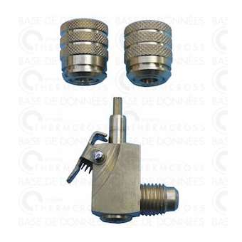 Vendu avec 2 diamètres raccord M1/4' x F5/16' SAE M1/4' x F1/4' SAE|Diff-VLL905050