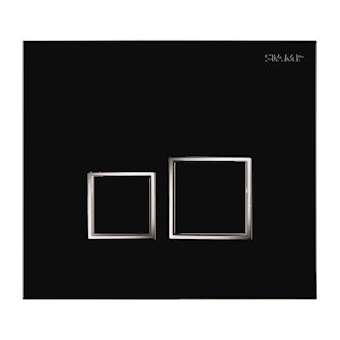 Plaq.Commande DV Square Noir / Inserts Bril.(Verso 350,Verso 1100,PMR,Intraslim)|Siamp cedap-S6I31204110