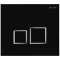 Plaq.Commande DV Square Noir / Inserts Bril.(Verso 350,Verso 1100,PMR,Intraslim)