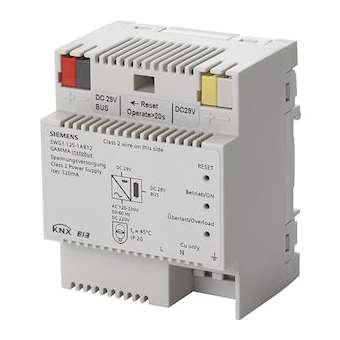N125/12 alimentation 320 mA pour appareils KNX|Siemens HVAC-SBA5WG1125-1AB12