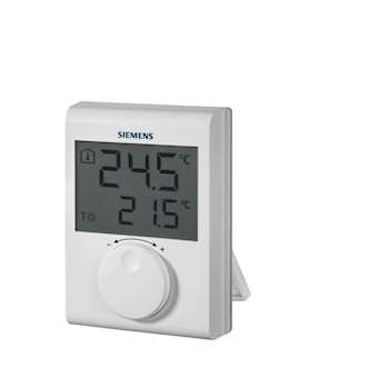 Thermostat ambiance grand LCD piles AAA|Siemens HVAC-SBARDH100