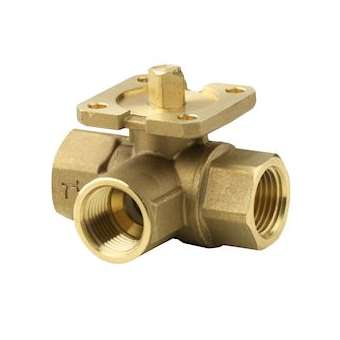 Vanne à boisseau sphérique PN40 3V DN20 kvs 6.3|Siemens HVAC-SBAVBI61.20-6.3