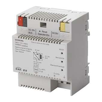N125/02 alimentation 160 mA pour appareils KNX|Siemens HVAC-SBA5WG1125-1AB02
