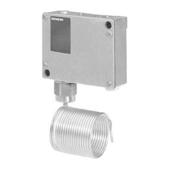 Thermostat antigel tout ou rien 6000mm|Siemens HVAC-SBAQAF81.6