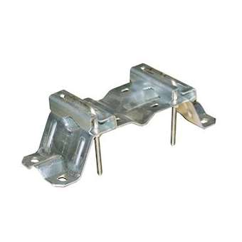 Fixation polyvalente (sans tube) - Déport 70 mm - Mât D 30 à 50 mm - Galva|Tonna-TOQ504330