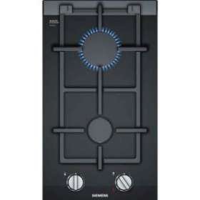 DOMINO GAZ 30CM 2FOY VERRE NOIR|Siemens menager p.enc-S6MER3A6BD70