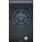 DOMINO GAZ 30CM 1 FOYER VERRE NOIR