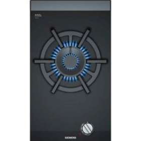 DOMINO GAZ 30CM 1 FOYER VERRE NOIR|Siemens menager p.enc-S6MER3A6AD70