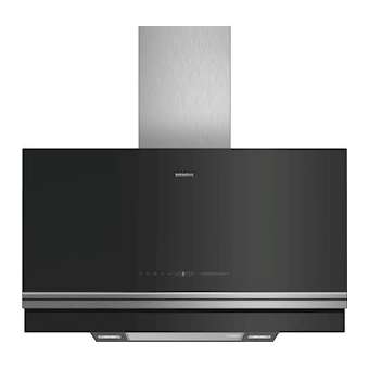 HOTTE MUR PLATE 90CM 717M3/H B NOIR|Siemens menager p.enc-S6MLC97FVW60