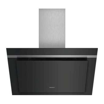 HOTTE MUR INCL VERRE 80CM 700M3/H B NOIR|Siemens menager p.enc-S6MLC87KHM60