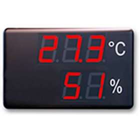 REPETITEUR ETHERNET AMELIORIATION ENERGETIQUE 2 LIGNES 100mm 3+2 DIGITS TEMPERAT|Ditel-D1VDC25SNE