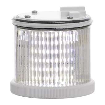 TWS LED: élément lumineux blc - fixe/flash - lentille colorée - V24ACDC - gris|Sirena-ENA36506