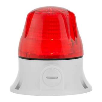Microlamp LED: balise LED - fixe/clignotant - rouge - IP54 - 90/240vac|Sirena-ENA38623