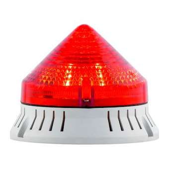 CTL900 LED Acoustique fixe/clignotant son continu/pulsé 72db IP30 diam 90mm|Sirena-ENA38733