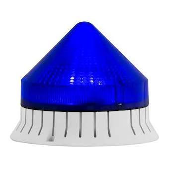 CTL1200 LED, feu fixe/clignotant, IP54, V12/24ACDC, diam 120mm, base grise|Sirena-ENA38741