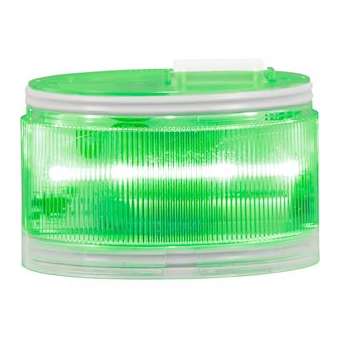 ELYPS LM: élément lumineux vert- lumière fixe - lentille transparente - 24V|Sirena-ENA32344