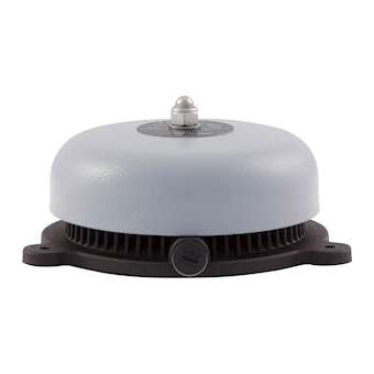 SIAD 165 grise sonnerie électromécanique 165mm diam son continu 98db IP66 V240DC|Sirena-ENA54227