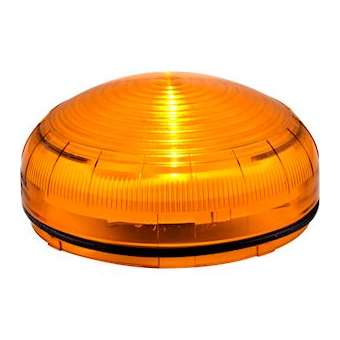 Mline: feu LED org - fixe/clignotant/stroboscopique - lentille striée - IP66|Sirena-ENA90822