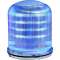 Mline : feu LED bleu - fixe/clignotant/tournant- IP66 - lentille colorée