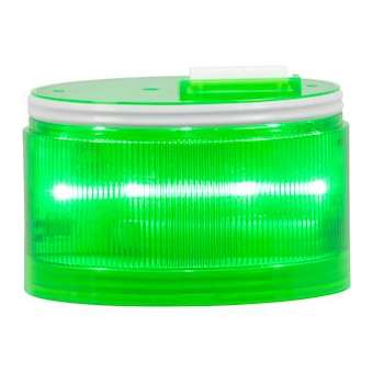 ELYPS LM: élément lumineux vert- lumière fixe - lentille colorée - IP65 - 24V|Sirena-ENA32334