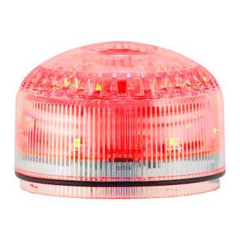 Mline: combiné sonore/lumineux rouge - fixe/flash - 105dB - 32 sons - IP65|Sirena-ENA90133