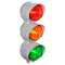 TLINE: feu de signalisation tricolore rouge/orange/vert IP66 12/24VACDC|Sirena-ENA69788