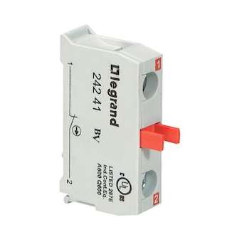 Bloc de contact Osmoz pour boîte à boutons - raccordement à vis - NF|Legrand-LEG024241