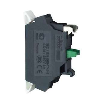 Harmony - bloc contact - 1F - raccordement ressorts|Schneider Electric-SCHZBE1015