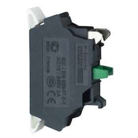 Harmony - bloc contact - 1F - raccordement ressorts|Schneider Electric-SCHZBE1015