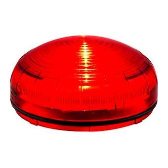 Mline: feu LED rge - fixe/clignotant/stroboscopique - lentille striée - IP66|Sirena-ENA90823