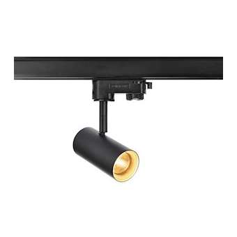 NOBLO SPOT, spot pour rail 3 allumages intérieur, noir, LED, 7,5W, 2700K|SLV-DC51001865