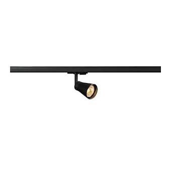 AVO TRACK, spot pour rail 1 allumage intérieur, noir, GU10/QPAR51, 50W max|SLV-DC5144200