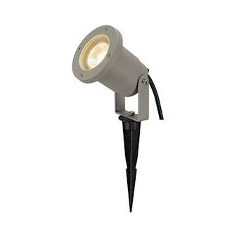 NAUTILUS 10, projecteur extérieur, rond, gris, GU10/QPAR51, 35W max, IP65|SLV-DC5227418